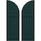 Ekena Millwork Americraft 5-Board (2 Batten) Wood Joined Board-n-Batten Shutters w/ Arch Top, ARW101BQ518X77FGH, PR ARW101BQ518X77FGH - alternate 1